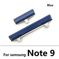 전원 단추 볼륨 사이드 삼성 호환 갤럭시 호환 노트 8 9 10 플러스 키 버튼, 02 Note 9 Blue