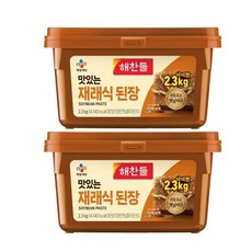 해찬들 재래식 된장, 2.3kg, 2개