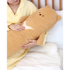 코튼애니 바디필로우 리우 100cm (2종), 1.고미(곰)