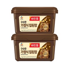 CJ제일제당 해찬들 구수한 집된장 1kg x2개, 2개