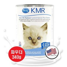 유통기한24년9월 펫에그 KMR 파우더 분말 12oz 340g 새끼 고양이 초유 분유 자묘, 1개