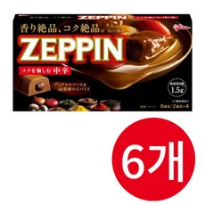 글리코 제핀 카레 중간맛, 6개, 175g