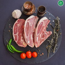 Australian Halal Certified Premium Freshly Frozen Lamb Chops 호주산 할랄 인증 프리미엄 갓 얼린 양갈비, 7개, 1kg