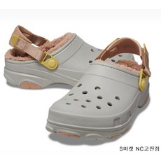 크록스올터레인라인드클로그블랙 S마켓 NC고잔 CROCS 크록스정품 올터레인 라인드 클로그 (207936-1LM) 따뜻한 털 크록스 털 슬리퍼 블랙그레이샌들 커플털슬리퍼