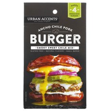 1+1 Urban Accents 안초 칠레 포크 버거 스모키 스위트 믹스 28g 1oz