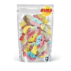 스웨덴 젤리 스웨디시 캔디 BUBS 믹스 MIX 대용량, 1개, 2kg