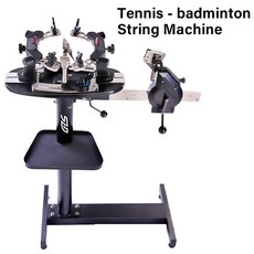 [우리컴퍼니] 테니스 배드민턴 수동 스트링 거트 머신 줄교체 와인딩 라켓 텐션 측정기