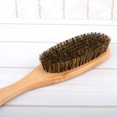 코트 옷 먼지 제거 돈모 브러쉬 돼지털 솔
