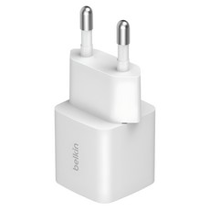 벨킨 USB C타입 PD 3.1 PPS 초소형 고속충전기 25W, 화이트, 1개