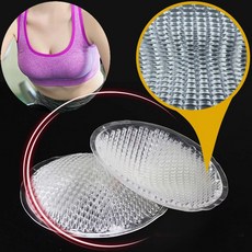 구멍이 뚫린 실리콘 브라 삽입물 – 반 부착식 숨쉬기 가능한 가슴 강화제 고유 푸시업 부스터 패드 방수 : 아기, 단일옵션