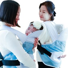 까꿍 아기띠형 전통포대기 아기포대기 전통포대 GWM (WFGJICQ), 까꿍 사계절 블루
