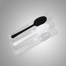 행복물류 CJ 개별포장 일회용숟가락 175mm 1박스(100p x 15봉), 15개, 100개, 투명