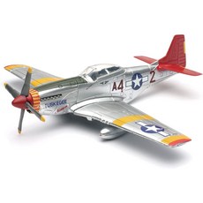 2차 세계 대전 전투기 클래식 항공기 P-51D 비행기 레드 테일즈 조립 키트