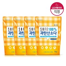 세이프 과탄산소다 1kg x 4개, 단품