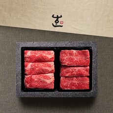 [농협라이블리] 한우지예 1++8등급 알짜배기 1호 등심500g 부채살500g 선물세트 1kg,