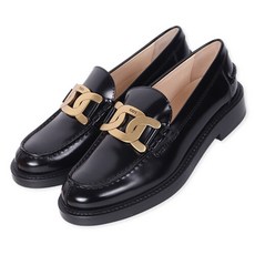 tods 토즈 23FW 여성 케이트 레더 로퍼 블랙 XXW59C0EN90SHA B999