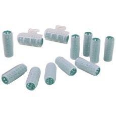 gloss&glow 髮根蓬鬆髮捲 x 12 附夾子 x 2, 薄荷色, 1組