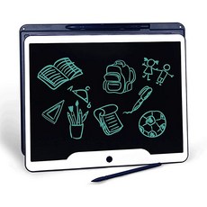 학교용 다크 블루용 15인치 LCD 라이팅 태블릿 오피스 전자 블랙보드 디지털 메모 노트패드 필기 태블릿 페이퍼리스 메시지 그리기 보드, 상세페이지 참조