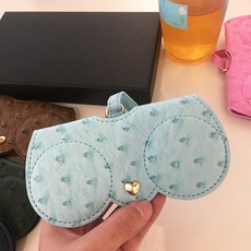 스몰에이저스 멀티선글라스 INS 스타일리쉬 간편 안경케이스 타조 무늬 보호케이스 선글라스클립온 가방액세사리