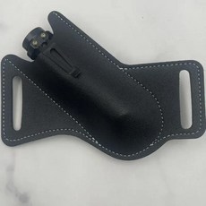 접이식 나이프 케이스 거치대 빈티지 가죽 칼집 벨트 루프 야외 사냥 edc 홀스터, 1.PU, 1개