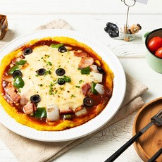 더팜홈쿡 모짜렐라치즈양과 고구마군의 입맞춤! 떠먹는 고구마 피자 (1인분), 1개