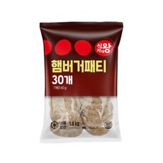 식자재왕햄버거패티