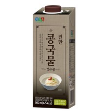 정식품 진한 콩국물 검은콩, 950ml, 12개