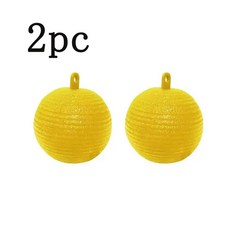 행잉 플라이 트랩 볼 해충 퇴치제 나무 과일 캐처 끈끈한 야외, 10.2pcs yellow