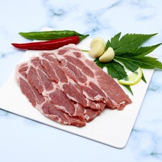 국내산 무항생제 한돈 돼지고기 냉장 목살제육 500g, 1개
