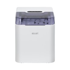 AGUART 소형 제빙기 AIM-B100W 스테인리스 미니 휴대용 가정용 업소용 캠핑장