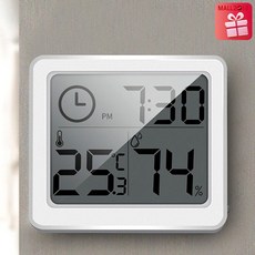 thermo hygrometer J625 디지털온습도계 탁상시계 실내온도계습도계, 본상품선택, 1세트