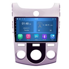 용기아 포르테 세라토 2008 - 2013 자동차 라디오 스테레오 GPS 내비게이션 멀티미디어 플레이어 CarPlay, 수동 에어컨 4G RAM + 64G ROM, 4GB