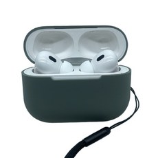 TPU 블루투스 이어폰 충전 케이스 보호 커버 애플 2022 AirPods Pro2, 어두운 회색, 에어팟 pro2