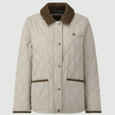 브룩스브라더스 여성 다이아몬드 퀼팅 자켓 (베이지) (BBOJWB1001ZEF)