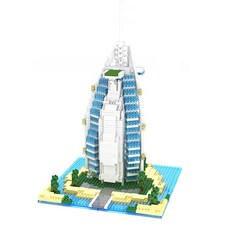 (국내 당일발송) HC 1+1 대형 건물시리즈 나노블럭, 03.대형 두바이 아랍호텔
