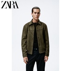 ZARA 자라 에코 스웨이드 트러커자켓