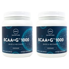 엠알엠 BCAA+G 레모네이드 비건 글루텐 프리, 1kg, 2개