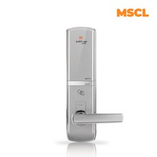 엠에스씨엘 게이트아이 MS201 비밀번호+카드키+비상키 현관문 도어락 방화문 주키, 실버