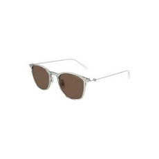 382654 / NEW Mont Blanc MB0098S-002-49 Grey Silver Sunglasses