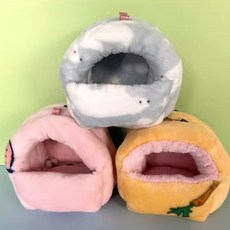 고슴도치 포치 동굴포치 집 텐트 면포치 은신처, L 핑크, 1개