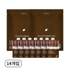 가꾸기 다이어트 단백질 쉐이크 (초코맛) 2팩 14개입 식단 맛있는 식사대용 파우치 체조식