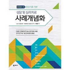 (이동훈 학지사) DSM-5 진단기준 기반 상담 및 심리치료 사례개념화, 분철안함