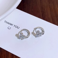 실버미니링귀걸이