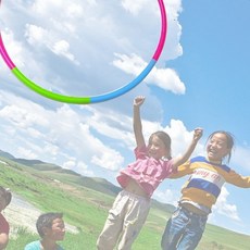 초등학생 학교 체육수업 사이즈 조절 홀라후프 7단 초등훌라후프