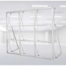 무대 배경 트러스트 광고 현수막 거치대 대형 배너, 1개, 방품 알루미늄 3x4칸 2.3x3.05m