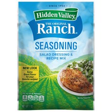 [미국직배송]히든밸리 오리지널 랜치 드레싱 믹스 시즈닝 Hidden Valley Dressing Mix, 오리지날 랜치 28.3g, 1개