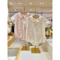 (백화점 상품) (밍크뮤10) 24SSHK (쌍둥이선물)베이직피케바디수트(2종) (34314 2566667