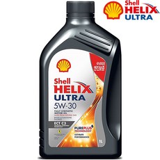 shell helix ultra ect c3 5w30 1L 엔진오일, 4개