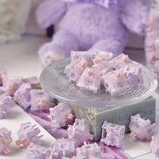  KeysU 스튜디오 버니 스위치 선형 스위치 기계식 키보드 스위치 윤활, 90 Pcs 