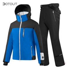 닷아웃 남성 스키복 2122 Combact Jacket blue-black Trip Pant black